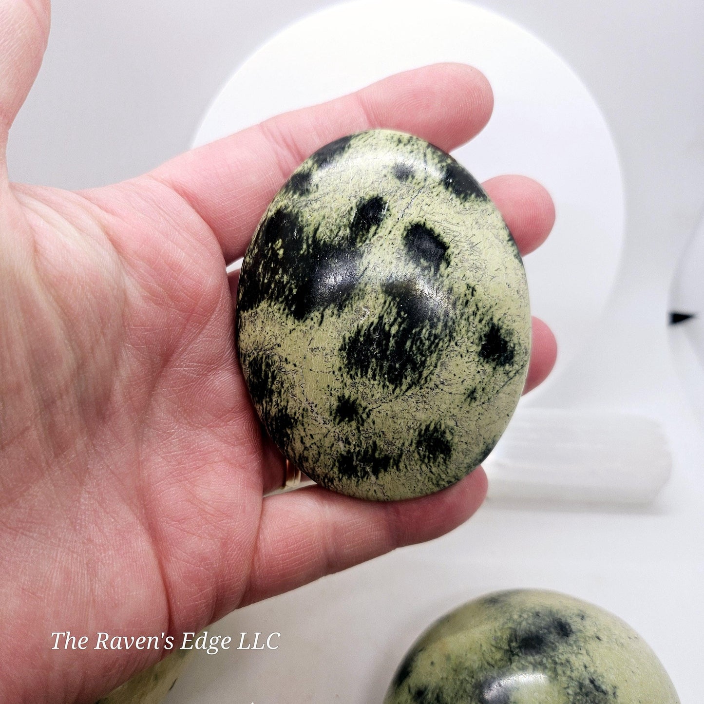 Leopard Serpentine from Zimbabwe | Unique Spotted Healing Crystal | Metaphysical Grounding Stone | Nyanga Leopard Rock