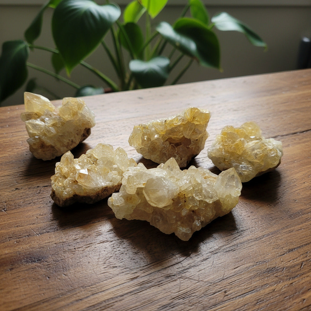 Natural Limonite Quartz – Rough Crystal Specimen from Zambia | Collector’s Mineral | Earthy Healing Stone