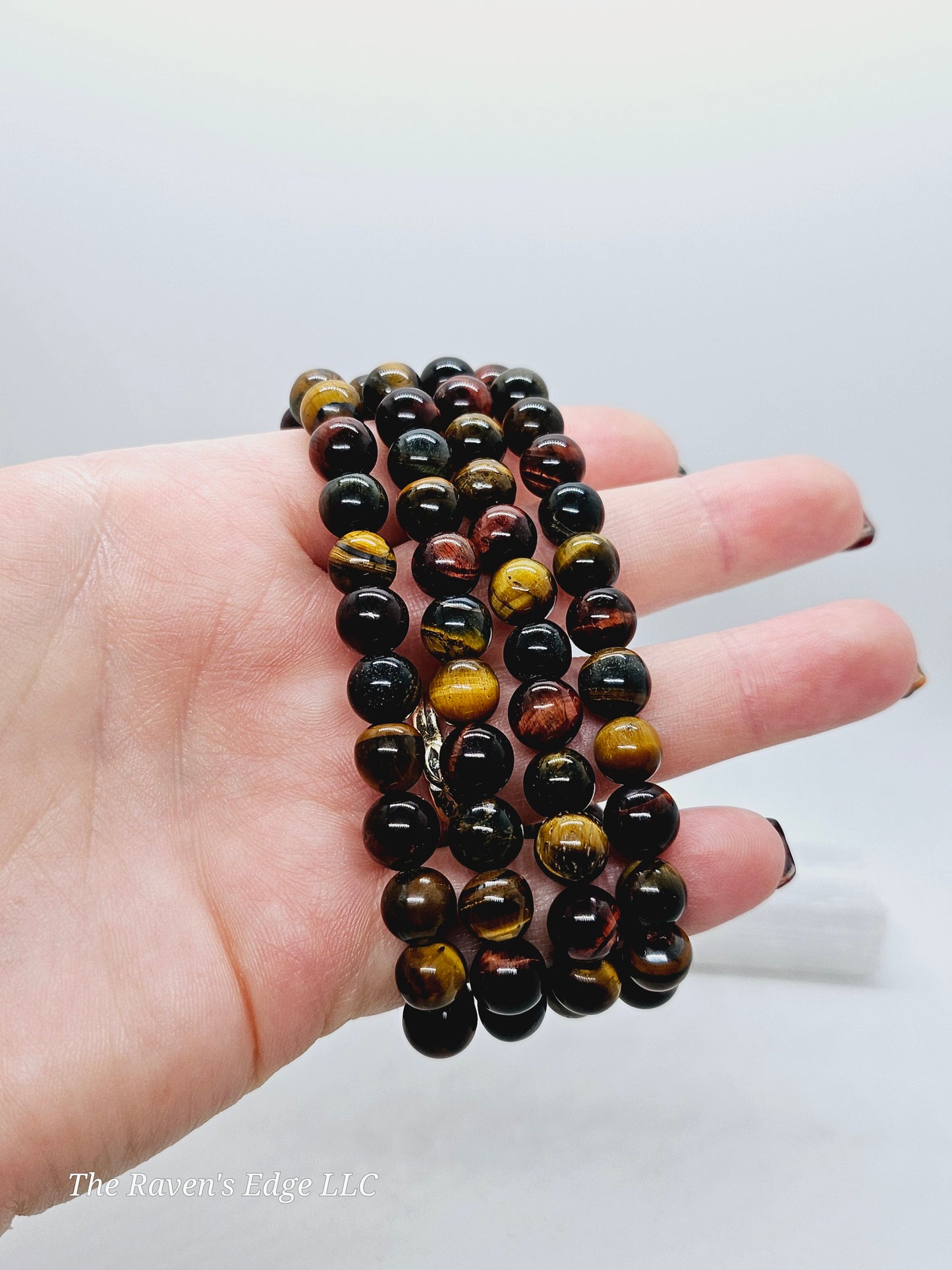 Multi Tiger's Eye Stone Bracelet 8mm
