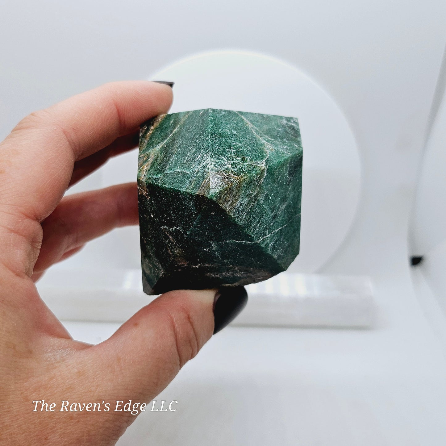Green Fuchsite Top Polished Part Rough Crystal Points