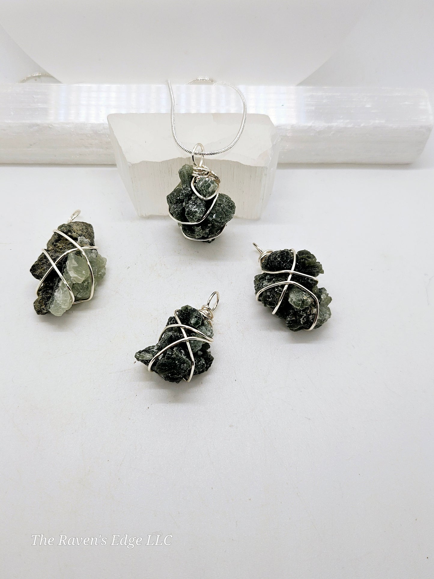 Prehnite Stone Necklace - Handmade