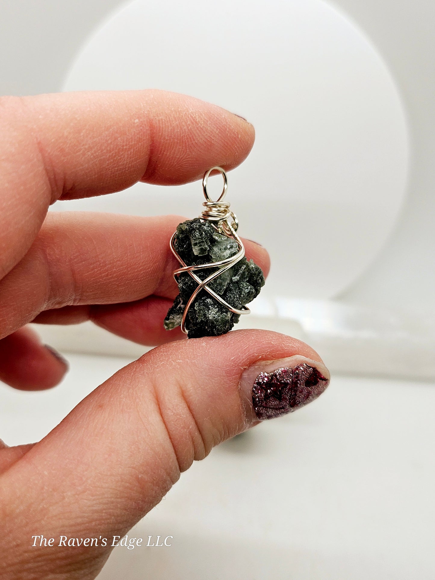 Prehnite Stone Necklace - Handmade