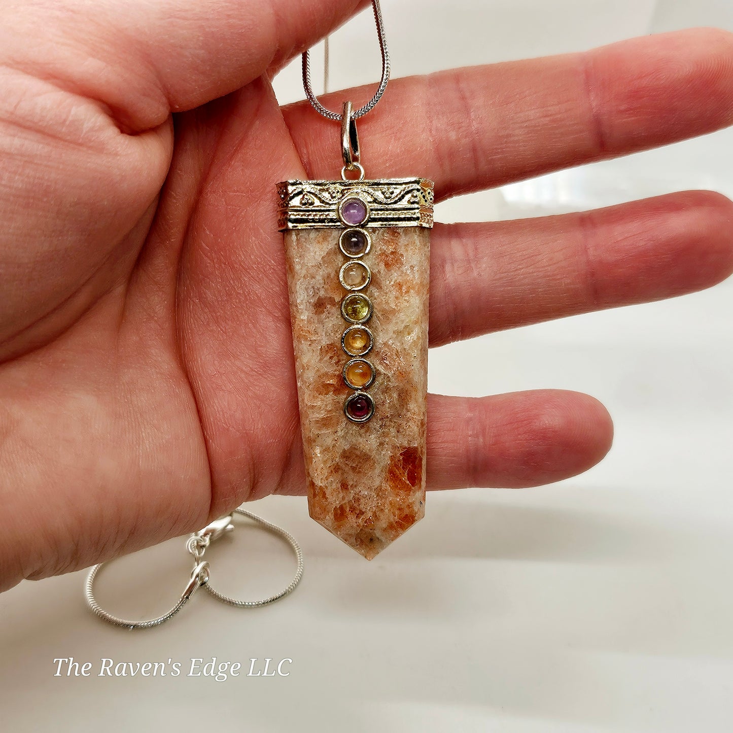 Sunstone Chakra Necklace