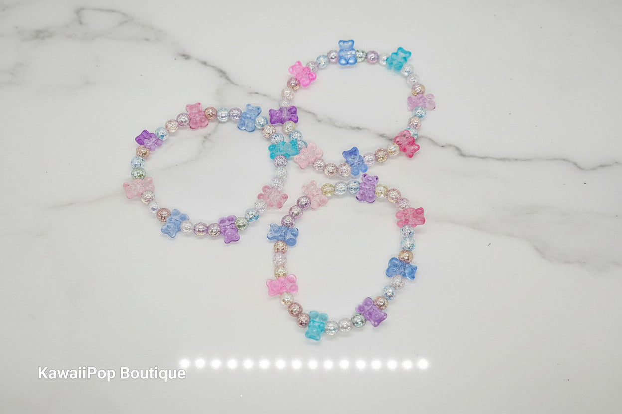Gummy Bear Beaded Bracelet – Kawaii Jewelry