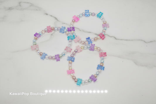 Gummy Bear Beaded Bracelet – Kawaii Jewelry