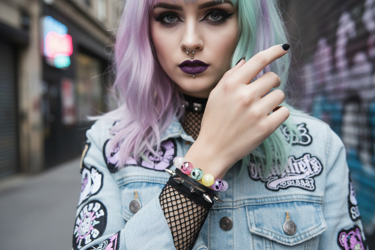 Nightmare Pastel Goth Bracelet