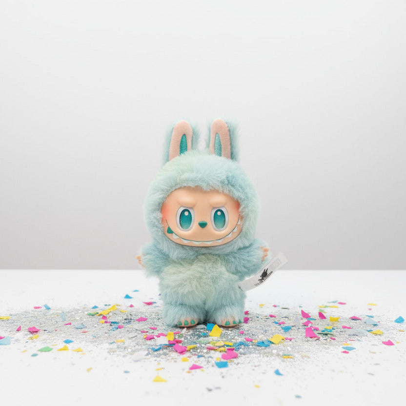 Labubu Big Into Energy Serenity Plush Keychain