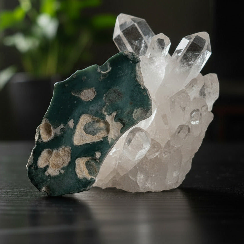 Rare Mtorolite Plates from Zimbabwe - Natural Green Chrome Chalcedony Specimen