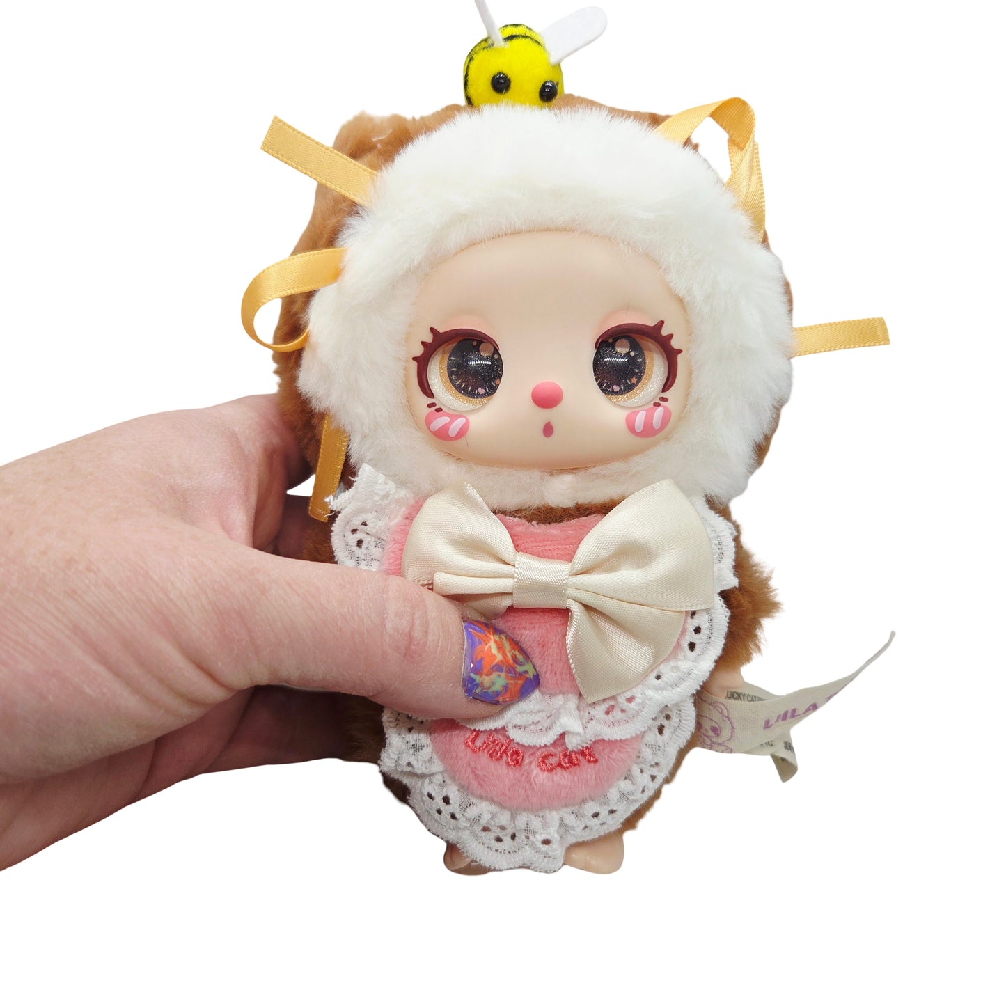 Liila’s Chef Kitten Plush • Confirmed Blind Box Cat Plush Chocolate Hug Roll • Kawaii Cat Plushie • Cute Collectible Plush Toy