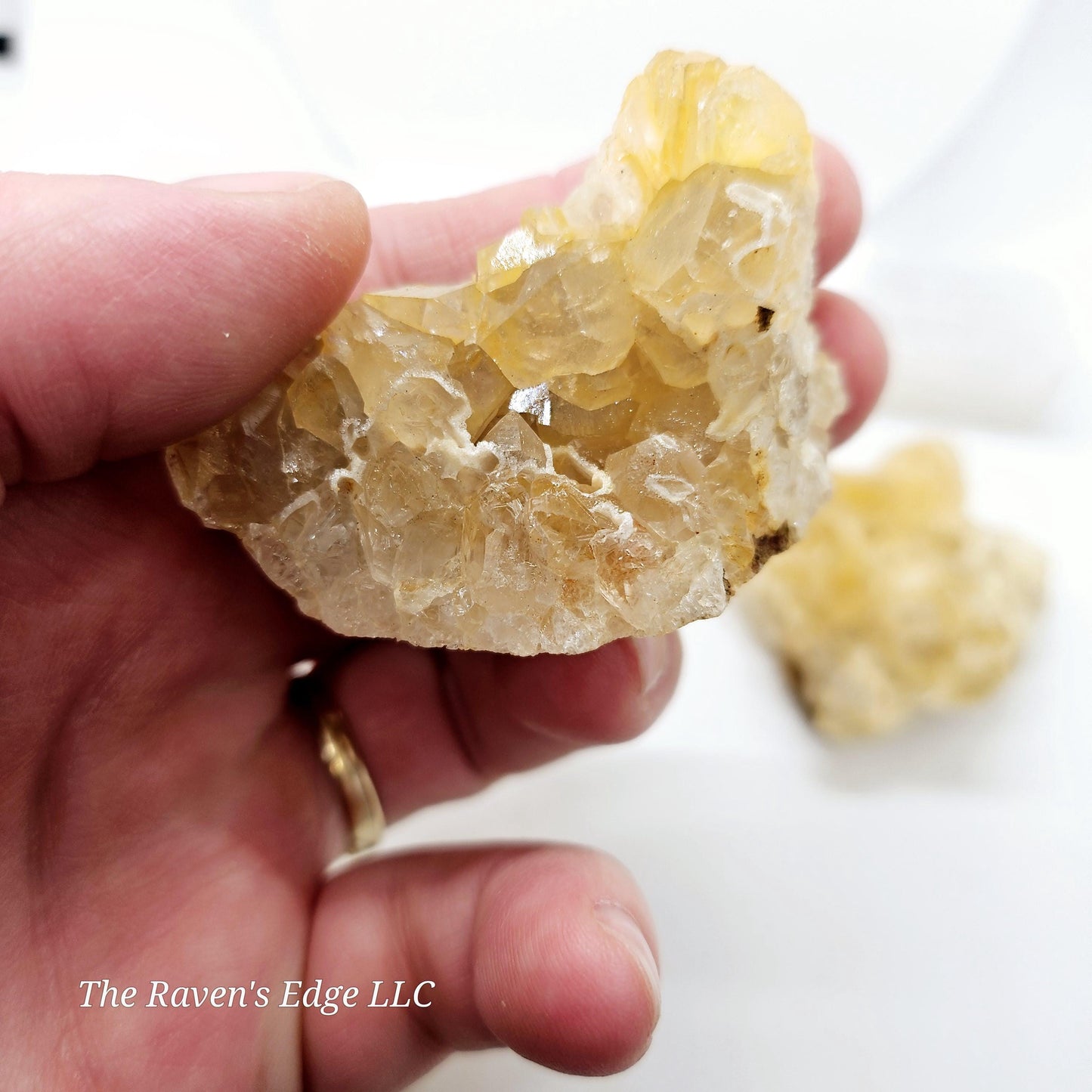 Natural Limonite Quartz – Rough Crystal Specimen from Zambia | Collector’s Mineral | Earthy Healing Stone