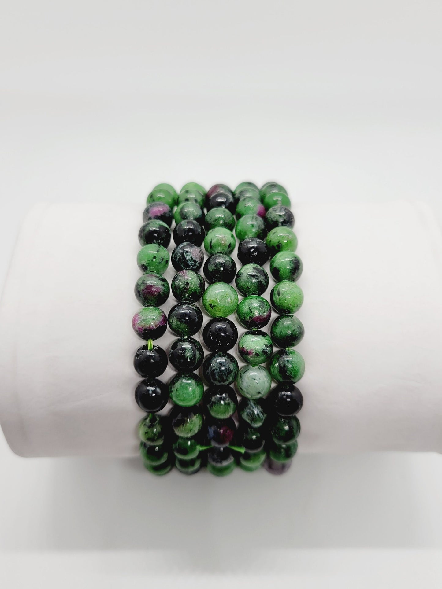 Ruby Zoisite Stone Bracelets Stone Bracelets, Semi-Precious Stone Bracelets, Metaphysical, Reiki, Boho , Healing Stone Bracelet