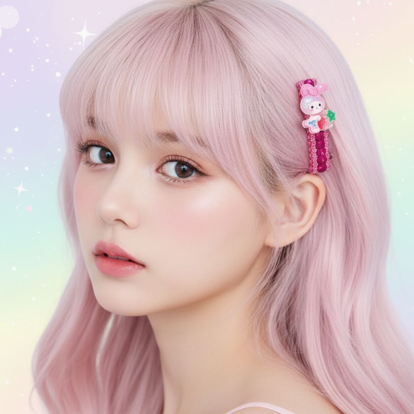 My Melody Style Handmade Hair Clip